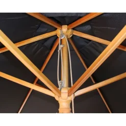 Garden Parasols|Beach Parasols-Umbrella Heaven 2.5m Wood Pulley Parasol UV 50+ choice of 10 colours