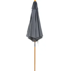 Garden Parasols|Beach Parasols-Umbrella Heaven 2.5m Wood Pulley Parasol UV 50+ choice of 10 colours