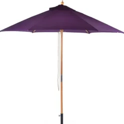 Garden Parasols|Beach Parasols-Umbrella Heaven 2.5m Wood Pulley Parasol UV 50+ choice of 10 colours