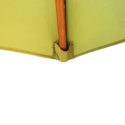 Garden Parasols|Beach Parasols-Umbrella Heaven 2.5m Wood Pulley Parasol UV 50+ choice of 10 colours