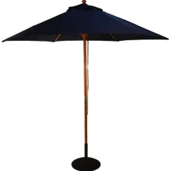 Garden Parasols|Beach Parasols-Umbrella Heaven 2.5m Wood Pulley Parasol UV 50+ choice of 10 colours