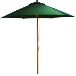 Garden Parasols|Beach Parasols-Umbrella Heaven 2.5m Wood Pulley Parasol UV 50+ choice of 10 colours