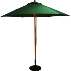 Garden Parasols|Beach Parasols-Umbrella Heaven 2.5m Wood Pulley Parasol UV 50+ choice of 10 colours