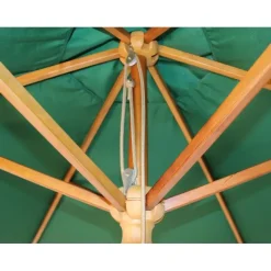 Garden Parasols|Beach Parasols-Umbrella Heaven 2.5m Wood Pulley Parasol UV 50+ choice of 10 colours