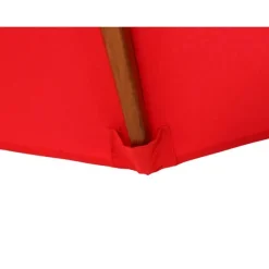 Garden Parasols|Beach Parasols-Umbrella Heaven 2.5m Wood Pulley Parasol UV 50+ choice of 10 colours