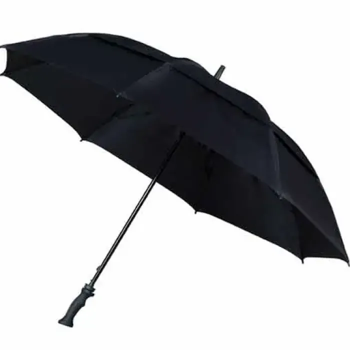 Windproof Golf Umbrellas|Golf Umbrellas-Umbrella Heaven MaxiVent Golf Umbrella Black