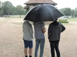Windproof Golf Umbrellas|Golf Umbrellas-Umbrella Heaven MaxiVent XXL Umbrella Black