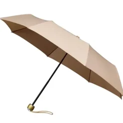 Mens Folding Umbrellas|Ladies Compact-Umbrella Heaven MiniMax Compact Folding Travel Umbrella Beige