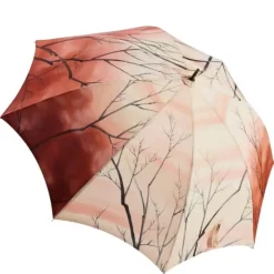 Kimono|Kimono Umbrellas-Umbrella Heaven Misen Kimono Umbrella 深山 Orange