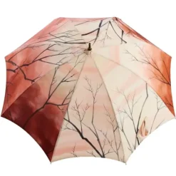 Kimono|Kimono Umbrellas-Umbrella Heaven Misen Kimono Umbrella 深山 Orange