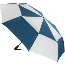 Golf Umbrellas|Golf Umbrellas-Umbrella Heaven Navy and White Folding Golf Umbrella