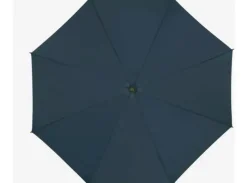 Golf Umbrellas|Bridal Umbrellas-Umbrella Heaven Navy ECO Wood Stick Walking Umbrella – Canopy Made From Recycled Plastics