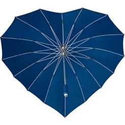 Special Offers|Special Offer-Umbrella Heaven Navy/Dark Blue Heart Umbrella