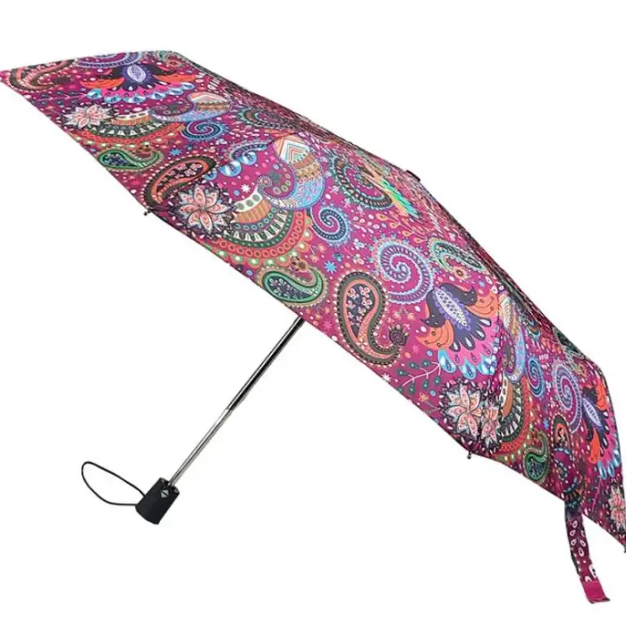 Fashion|Ladies Compact-Umbrella Heaven Paisley Automatic Compact Umbrella