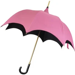 Ladies Vintage Umbrellas|Ladies Vintage Umbrellas-Umbrella Heaven Pink and Black Gothic Umbrella – FREYA