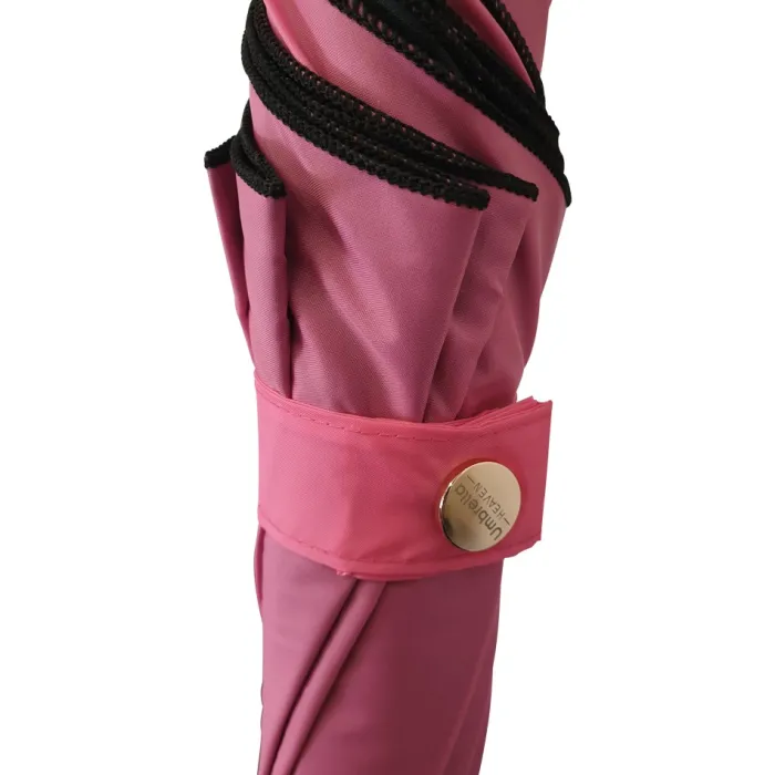 Ladies Vintage Umbrellas|Ladies Vintage Umbrellas-Umbrella Heaven Pink and Black Gothic Umbrella – FREYA