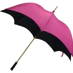 Golf Umbrellas|Ladies Golf Umbrellas-Umbrella Heaven Pink and Black Gothic-Style Umbrella – SABRINA
