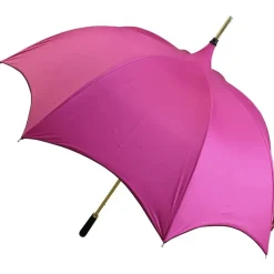 Golf Umbrellas|Ladies Golf Umbrellas-Umbrella Heaven Pink and Black Gothic-Style Umbrella – SABRINA