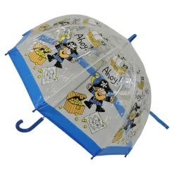 Kids Dome Umbrella|Boys Umbrellas-Umbrella Heaven PIRATE PVC Kids Umbrella