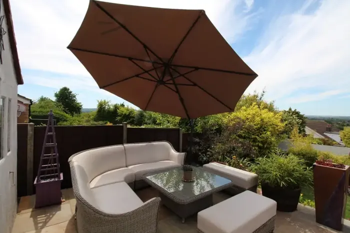 UV Protection Garden Parasols|Garden Parasols-Umbrella Heaven Premium 3.5 Metre Cantilever Parasol