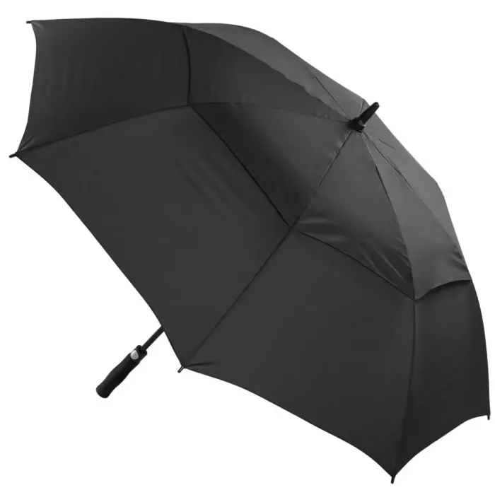 Golf Umbrellas|Windproof Golf Umbrellas-Umbrella Heaven Premium Golf Umbrella – Vented – Windproof – Auto-Open Black