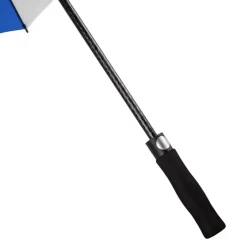 Windproof Golf Umbrellas|Golf Umbrellas-Umbrella Heaven Premium Blue & White Golf Umbrella – Vented – Windproof – Auto-Open