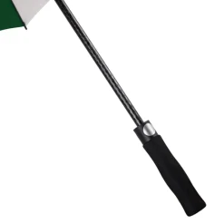 Windproof Golf Umbrellas|Golf Umbrellas-Umbrella Heaven Premium Green & White Golf Umbrella – Vented – Windproof – Auto-Open