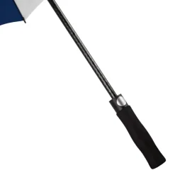 Windproof Golf Umbrellas|Golf Umbrellas-Umbrella Heaven Premium Navy & White Golf Umbrella – Vented – Windproof – Auto-Open
