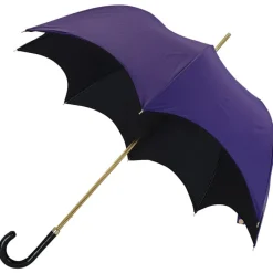 Ladies Vintage Umbrellas|Ladies Vintage Umbrellas-Umbrella Heaven Purple and Black Gothic Umbrella – DRUSILLA