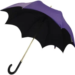 Ladies Vintage Umbrellas|Ladies Vintage Umbrellas-Umbrella Heaven Purple and Black Gothic Umbrella – DRUSILLA