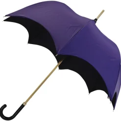 Ladies Vintage Umbrellas|Ladies Vintage Umbrellas-Umbrella Heaven Purple and Black Gothic Umbrella – DRUSILLA