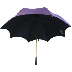 Golf Umbrellas|Ladies Golf Umbrellas-Umbrella Heaven Purple and Black Gothic-Style Umbrella – MEPHISTO
