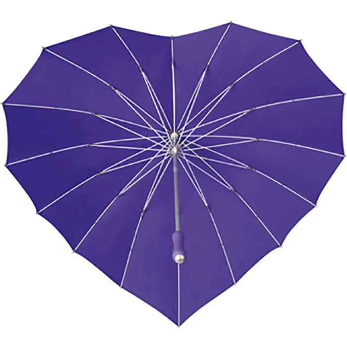 Fashion|Heart Umbrellas-Umbrella Heaven Purple Heart Umbrella