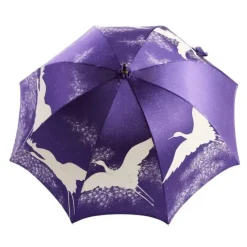 Kimono|Kimono Umbrellas-Umbrella Heaven Purple Maitsuru Kimono Umbrella 舞鶴