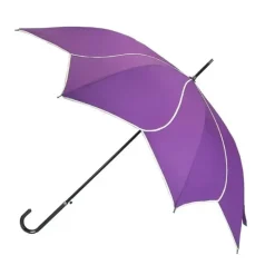 Flower Petal Swirl Umbrellas|Bridal Umbrellas-Umbrella Heaven Purple Petal Swirl Umbrella