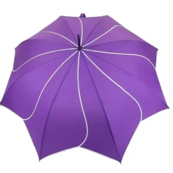 Flower Petal Swirl Umbrellas|Bridal Umbrellas-Umbrella Heaven Purple Petal Swirl Umbrella