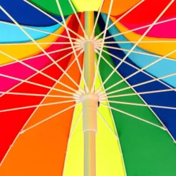 Garden Parasols|Beach Parasols-Umbrella Heaven Rainbow Pagoda Garden Parasol