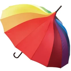 Bridal Umbrellas|Mens Walking Umbrellas-Umbrella Heaven Rainbow Pagoda Umbrella Multi-Coloured