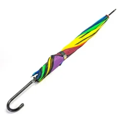 Flower Petal Swirl Umbrellas|Fashion-Umbrella Heaven Rainbow Petal Swirl Umbrella Multi-Coloured