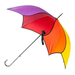 Flower Petal Swirl Umbrellas|Fashion-Umbrella Heaven Rainbow Petal Swirl Umbrella Multi-Coloured
