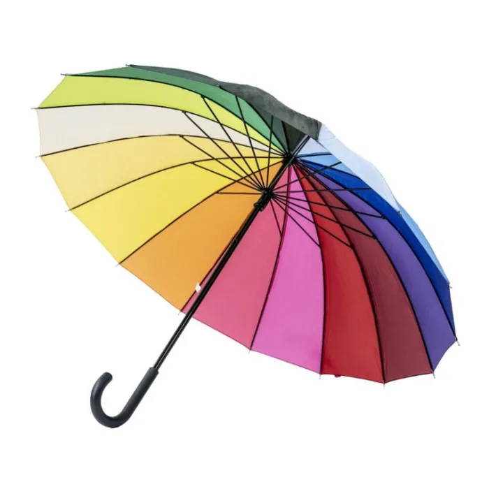 Ladies Windproof|Ladies Walking-Umbrella Heaven Rainbow Walking Umbrella Multi-Coloured