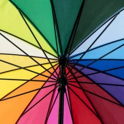 Ladies Windproof|Ladies Walking-Umbrella Heaven Rainbow Walking Umbrella Multi-Coloured