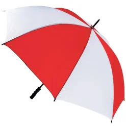 Windproof Golf Umbrellas|Golf Umbrellas-Umbrella Heaven Red & White Golf Umbrella – Windproof