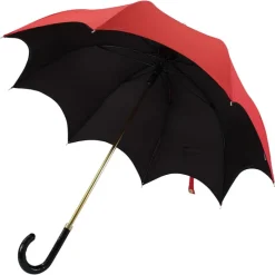 Ladies Vintage Umbrellas|Ladies Vintage Umbrellas-Umbrella Heaven Red and Black Gothic Umbrella – MEDUSA