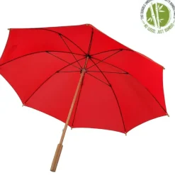 Golf Umbrellas|Eco Umbrellas-Umbrella Heaven Eco Umbrella – ECO GENIUS – Bamboo – Recycled Plastics Red