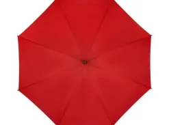 Golf Umbrellas|Bridal Umbrellas-Umbrella Heaven ECO Wood Stick Walking Umbrella – Canopy Made From Recycled Plastics Red