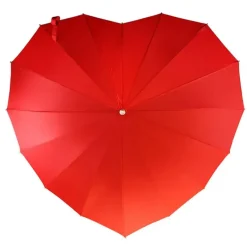 Bridal Umbrellas|Special Offers-Umbrella Heaven Heart Umbrella Red