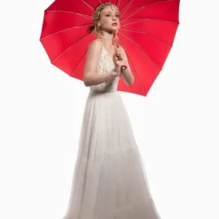 Bridal Umbrellas|Special Offers-Umbrella Heaven Heart Umbrella Red