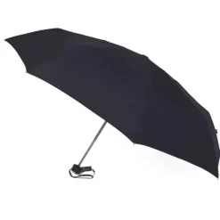 Mens Designer Umbrellas|Mens Folding Umbrellas-Umbrella Heaven Ribeira VOGUE Executive Folding Umbrella Black