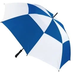 Golf Umbrellas|Windproof Golf Umbrellas-Umbrella Heaven Royal Blue & White Vented Golf Umbrella – Windproof